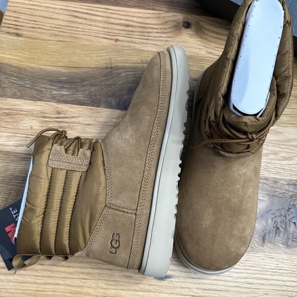 UGG womens NEW Classic Mini Lace Up Weather proof boots 9 Thinsulate - Picture 8 of 13